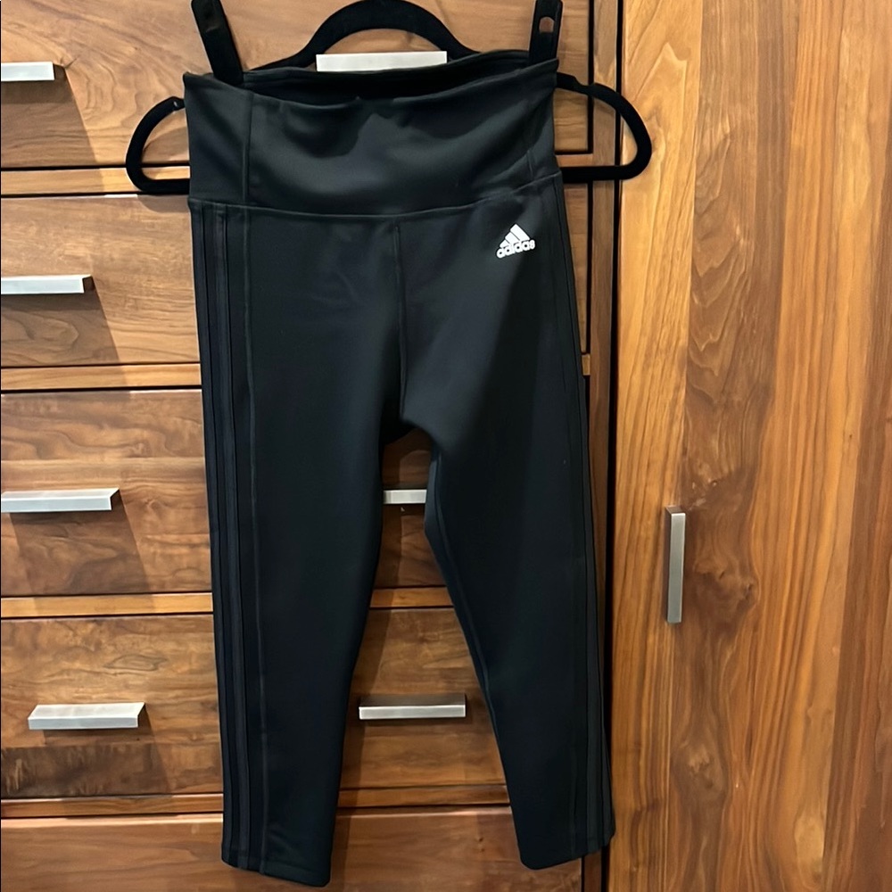 Adidas Black Leggings Athletic Style